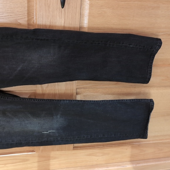 Men's Levi's Sz 40/32 505 Vintage Red Tab, Black Relaxed Fit Jeans - Picture 4 of 9